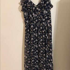 Floral Navy Dress